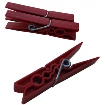 Прищіпка білизняна пластик 67*8мм (набір 100 шт)